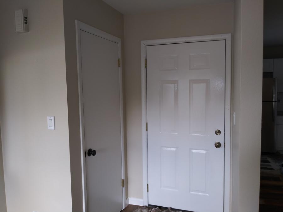 Painted interior doors